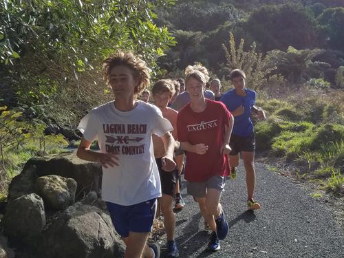 Boys cross country team takes traveling to new level