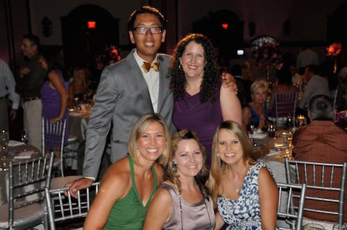 Teacher’s Jun Shen, Kristin Cowles, Jen Lundblad, Carrie Denton, and Sarah Benson band together to support a former teacher at her wedding. This moment not only signified a union between a couple but among fellow teachers, as well.
