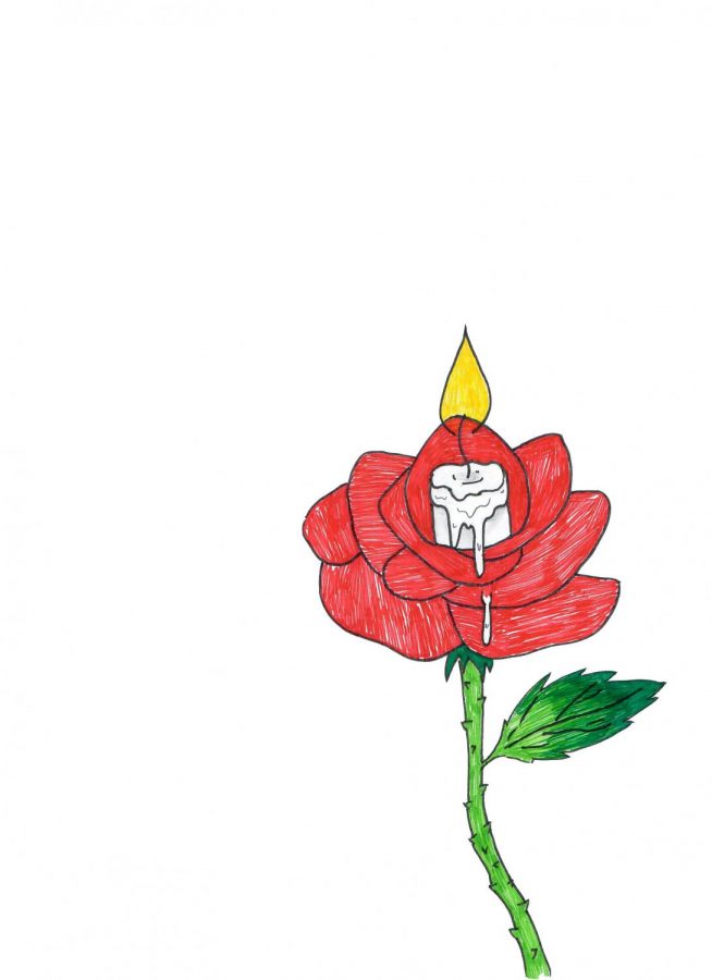 Candle Rose final image