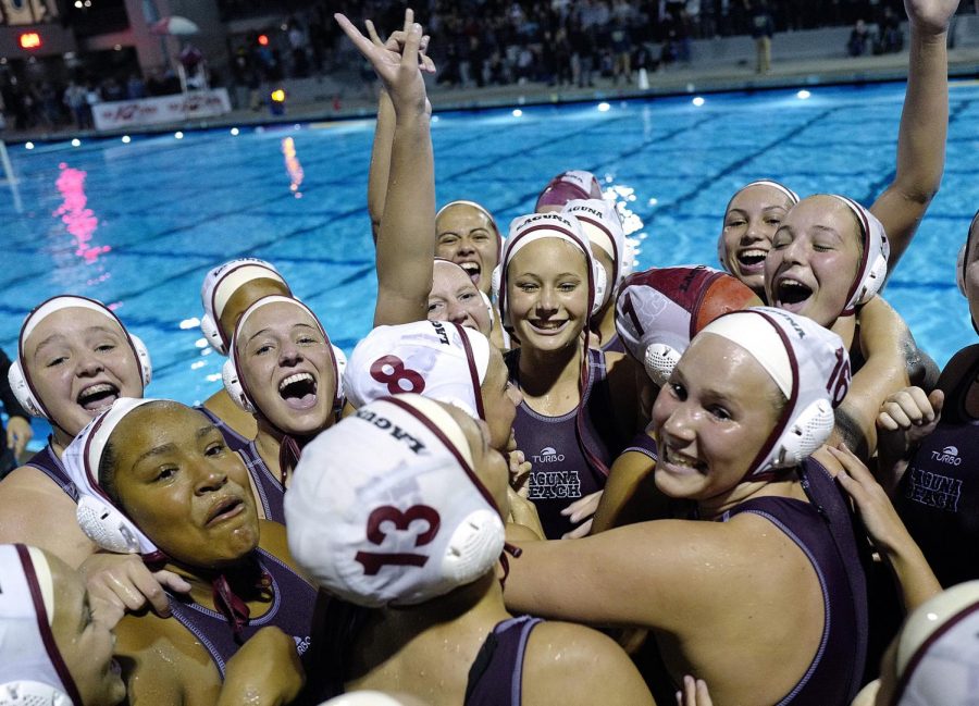 Girls water polo defends CIF Title Brush and Palette