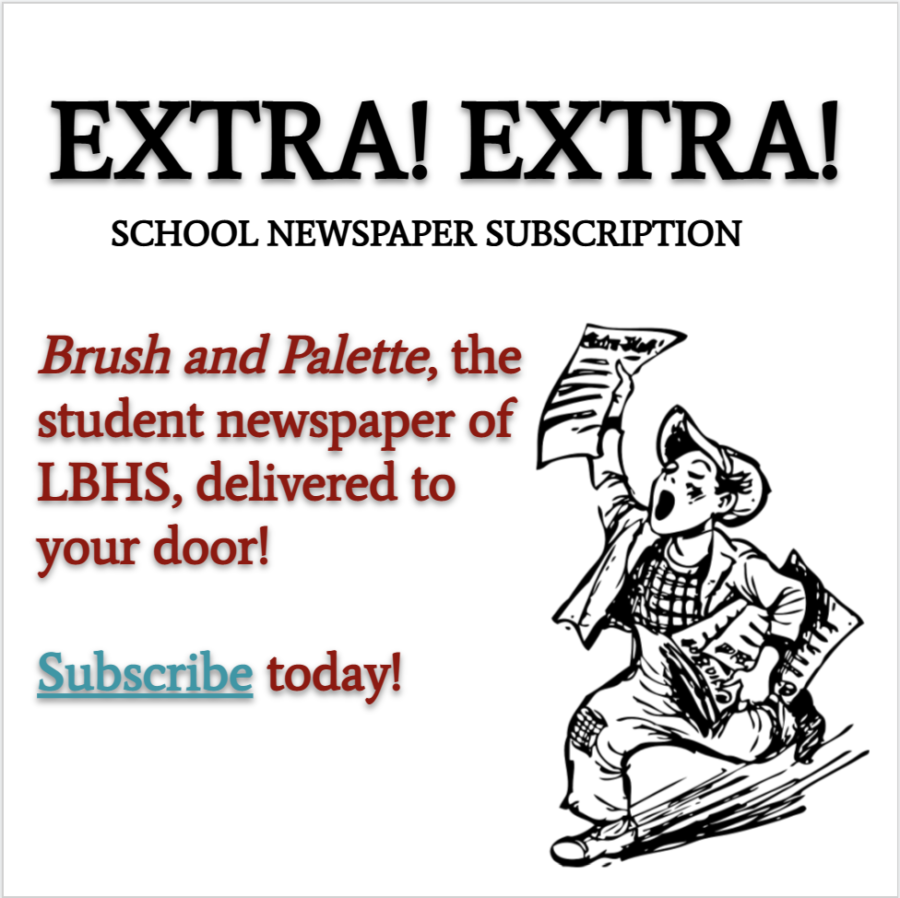 $20 Newspaper Subscription: 2021-22 School Year