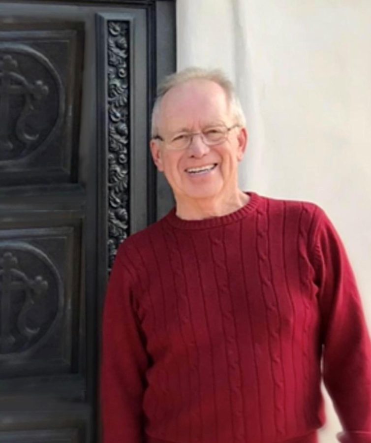 Rome Friesen flashes his usual smile. After retiring from LBHS, Friesen served as a docent at the Laguna Museum of Art and the Mission San Juan Capistrano.