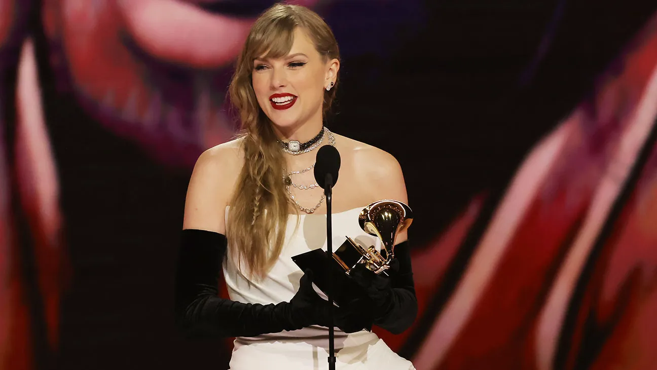 Taylor Swift Makes Grammys History with 4th Album of the Year Win